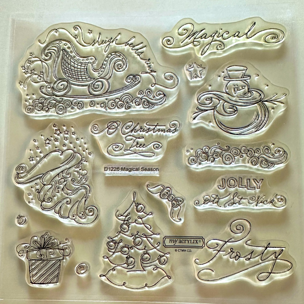 My Acrylix stamp D1226 Magical Season